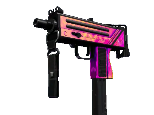 MAC-10（StatTrak&trade;） | 渐变迪斯科 (破损不堪)